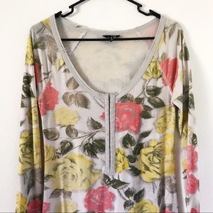 Hurley Above Knee Rose Printed Dress Small New🌹